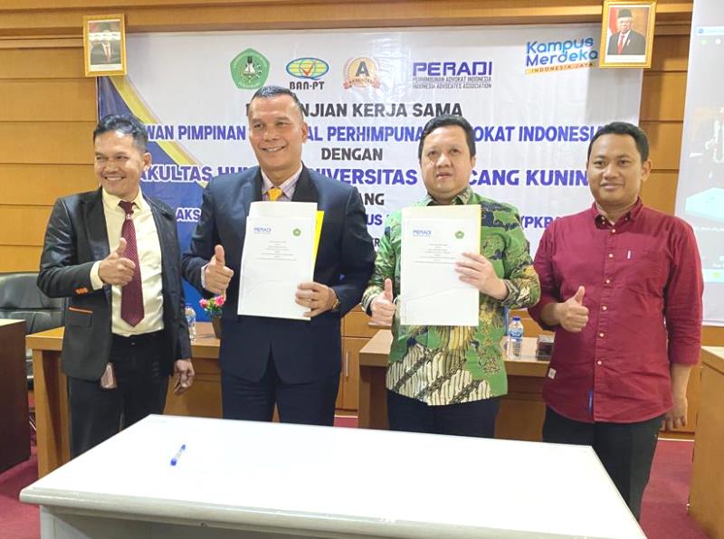 FH Unilak Riau-DPN Peradi Teken Kerjasama PKPA
