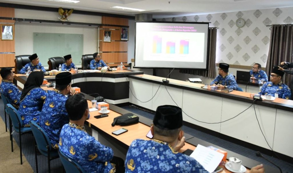 Pemkab Gelar Rapat Realisasi Fisik dan Keuangan APBD 2025