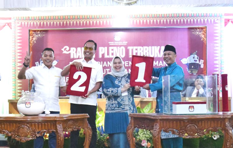 Sah, KBS Nomor Urut 1, SANDI Nomor Urut 2
