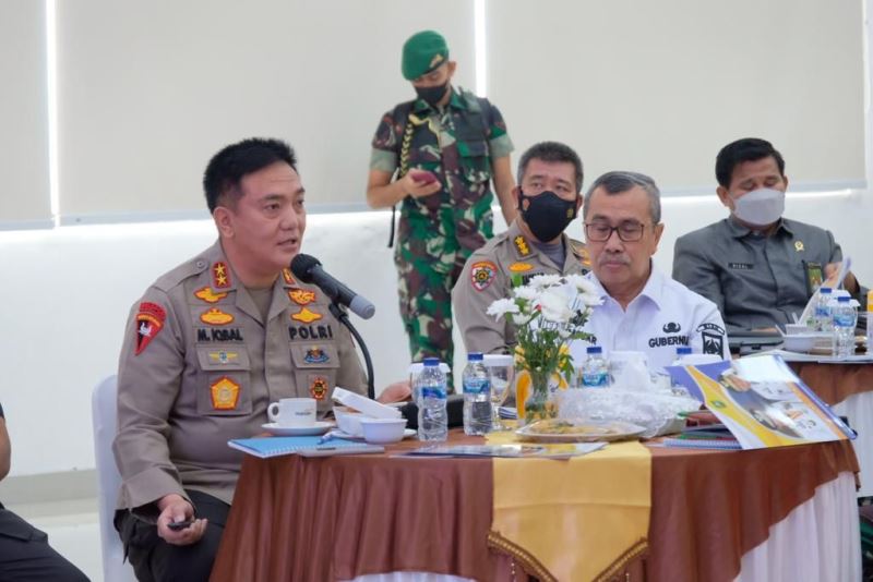 Kapolda Riau Ajak Bersama Antisipasi Penanganan Karhutla