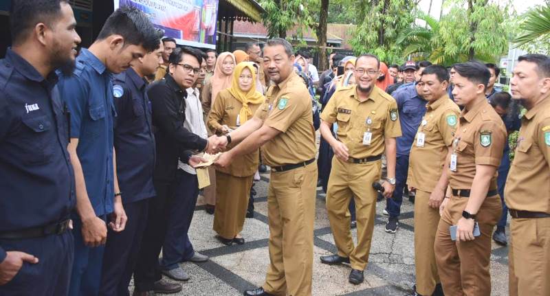 SK Kontrak Kerja Pegawai Honor Diskominfotik Bengkalis Diperpanjang di Tahun 2023