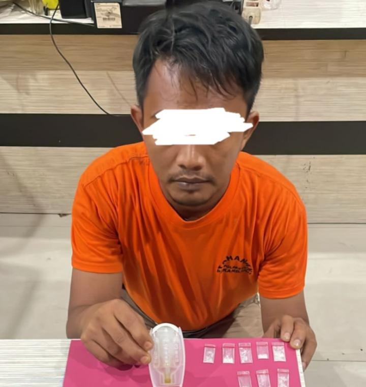 Jual Sabu Isinya Tawas, Pria Terduga Bandar di Jalan Agus Salim Ditangkap Polisi