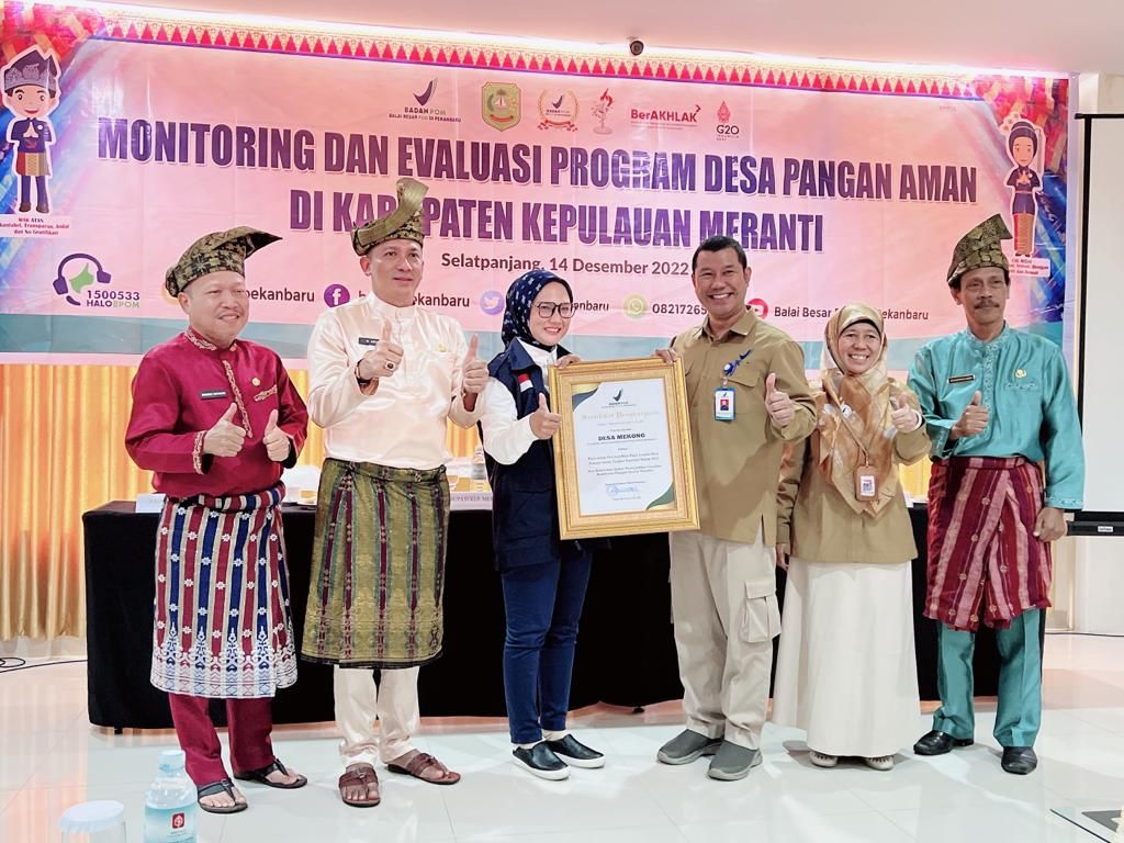 Satu-satunya di Riau, Desa Mekong Masuk 10 Besar Lomba Desa Pangan Aman Tingkat Nasional