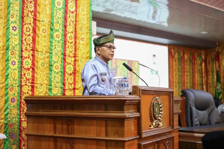 Asmar Ikuti Paripurna DPRD Hari Jadi Kabupaten Kepulauan Meranti ke-16 Tahun