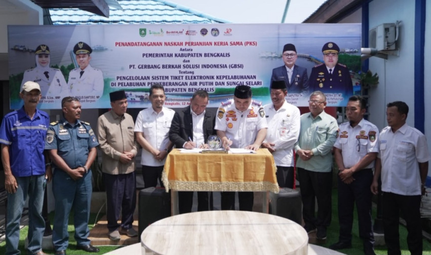 E-Ticketing Ro-Ro Bengkalis-Sungai Selari Resmi Dikerjakan