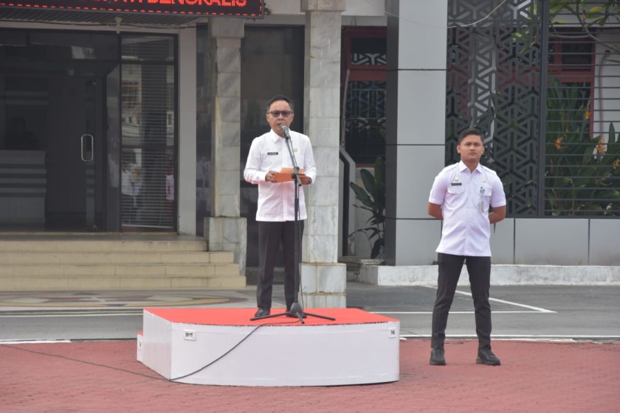 Sekda Bengkalis Pimpin Apel Pasca Idul Fitri 1446 Hijriah