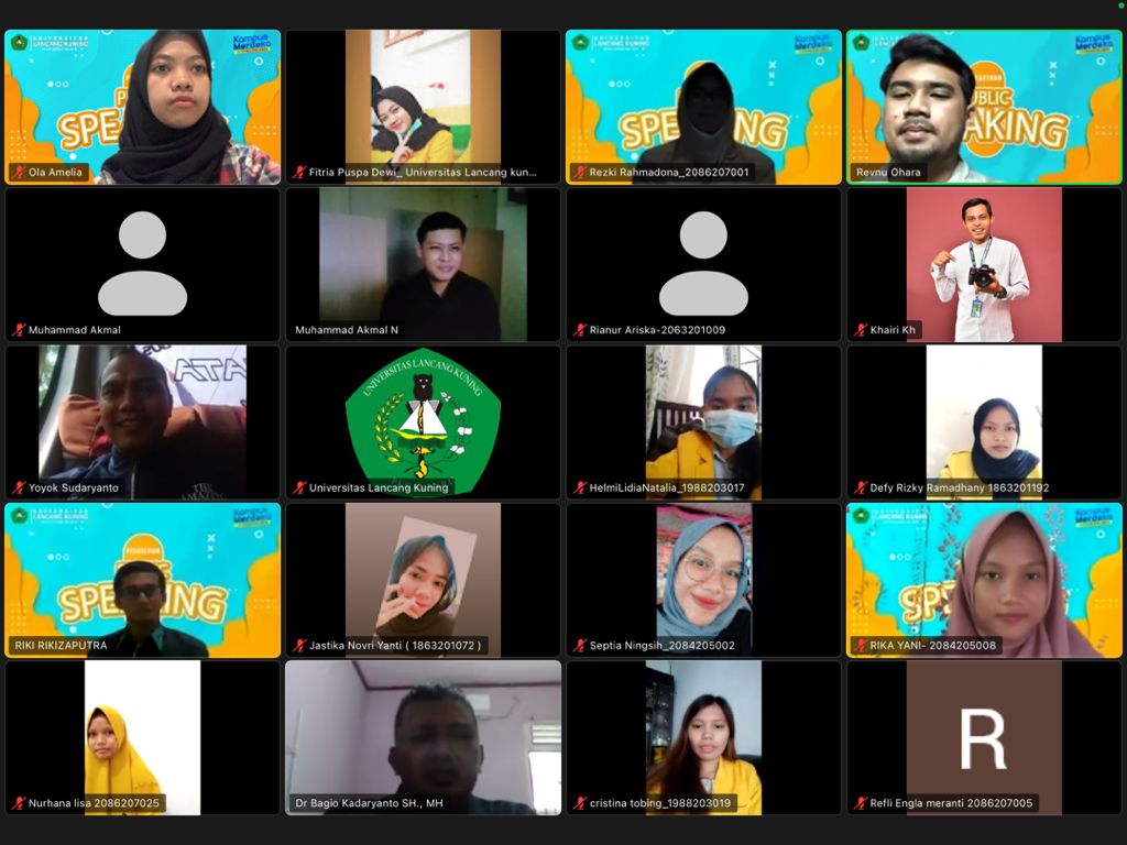 Mahasiswa Unilak Penerima Beasiswa Pemprov Riau Dilatih Public Speaking Untuk Tingkatkan Kemampuan Komunikasi