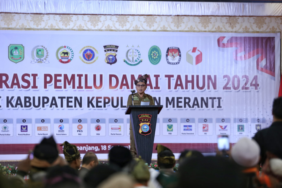 Plt Bupati Asmar Hadiri Deklarasi Damai Pemilu 2024