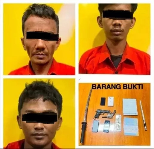 3 Perampok Bidan di Dumai Diringkus, 2 Pelaku Dihadiahi Timah Panas